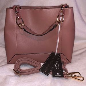 La Terre.  Cute crossbody / handbag  ( rose color)